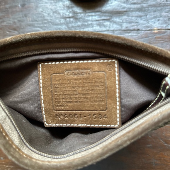 Coach Signature C Monogram Brown Crossbody| Coach Purse Designer - Picture 3 of 3